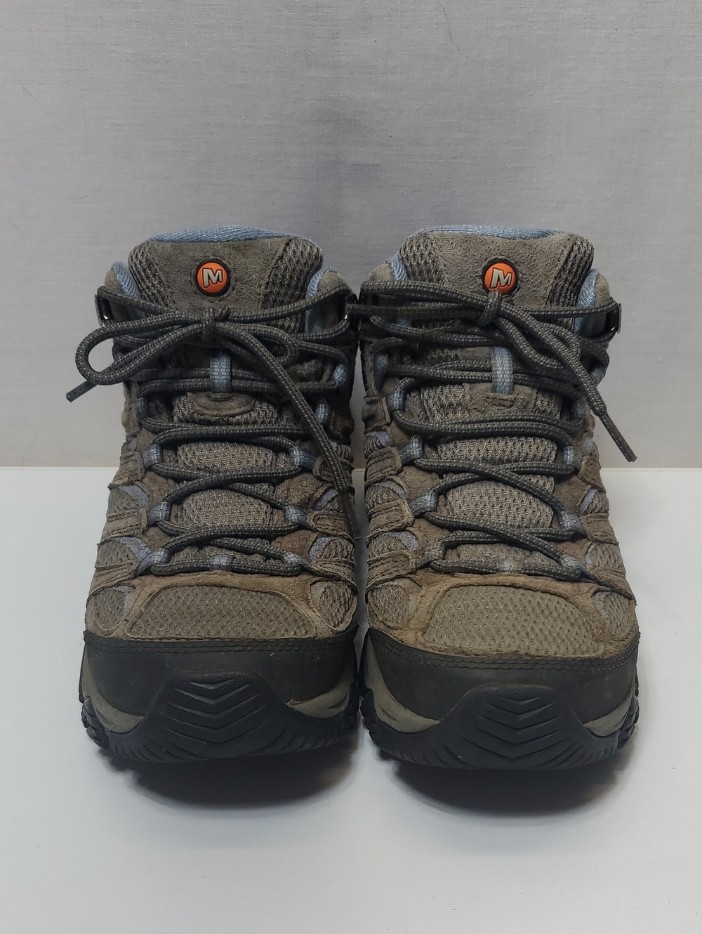 Womens Merrell Moab 3 Waterproof Mid Granite Hiking Boots Size 8.5W